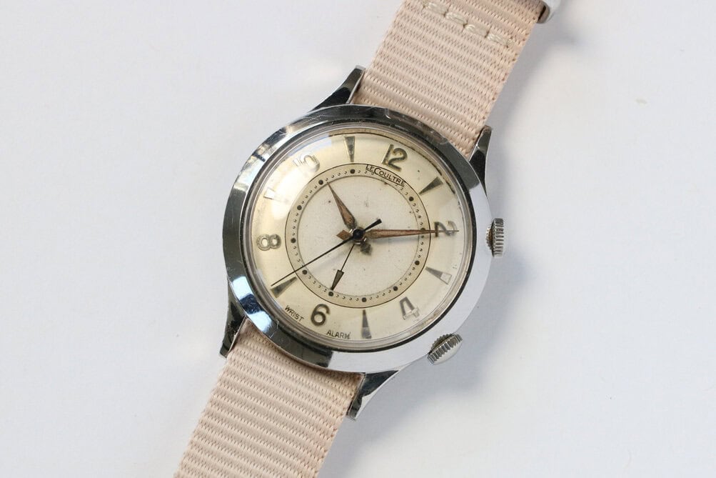 1950'S LECOULTRE MEMOVOX WRIST ALARM • Vintage Watches For Sale